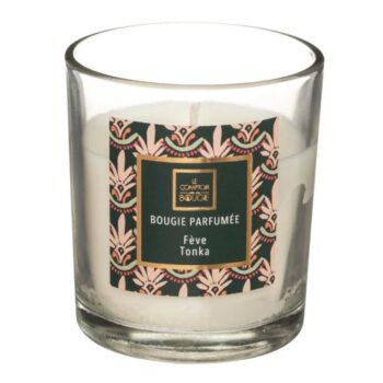 BOUGIE PARFUMÉE EN VERRE "NEDA" 8CM TONKA
