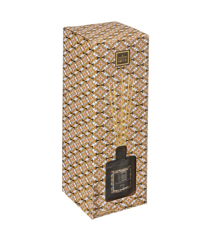 Diffuseur de parfum Neda Ambre 200 ml avec 6 Bâtonnets