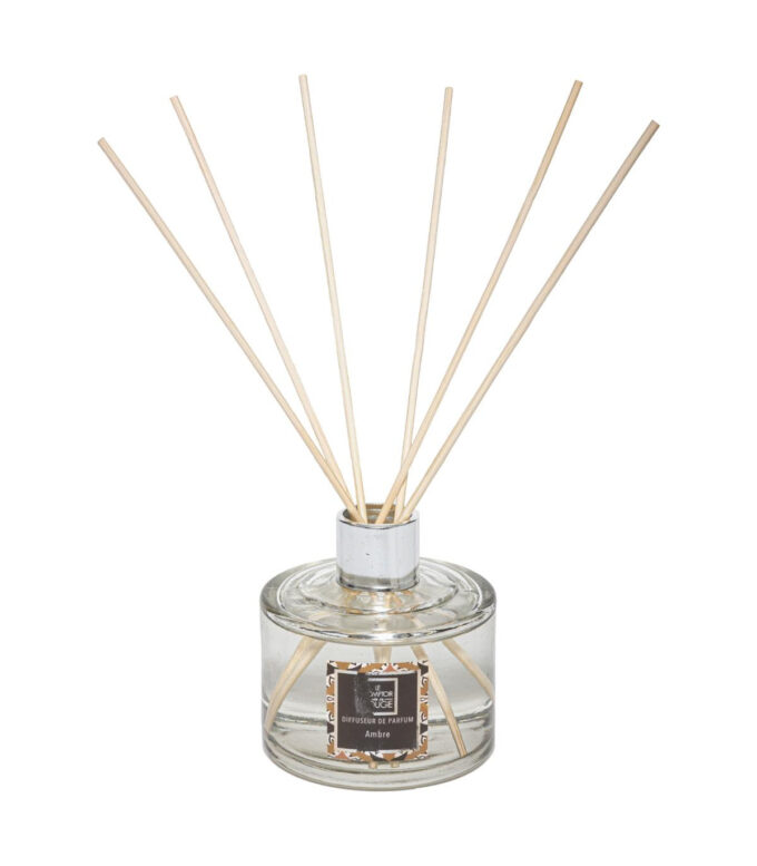 Diffuseur de parfum Neda Ambre 200 ml avec 6 Bâtonnets