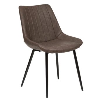 Chaise "Olwen"  effet cuir