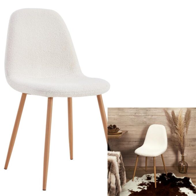 Chaise bouclette freya