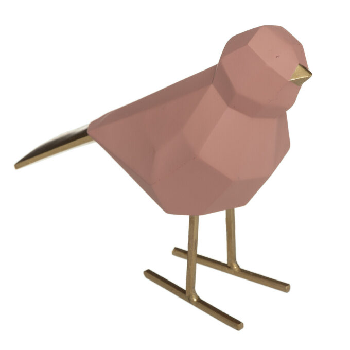 Statue origami "Oiseau", résine, H16 cm