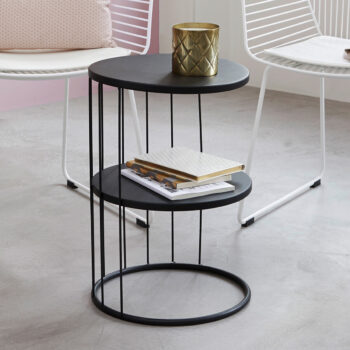 Table d'appoint "Kobu" noire