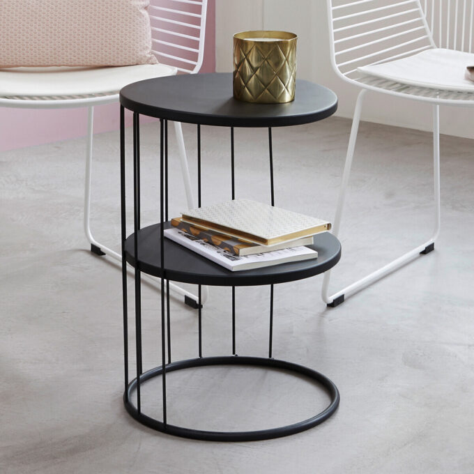 Table d'appoint "Kobu" noire