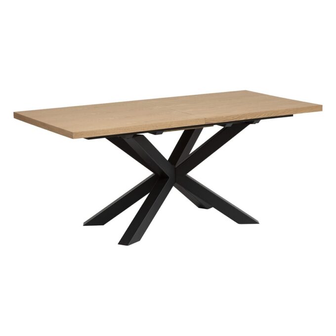 Table à manger "Olaf", métal et bois