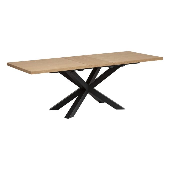Table à manger "Olaf", métal et bois