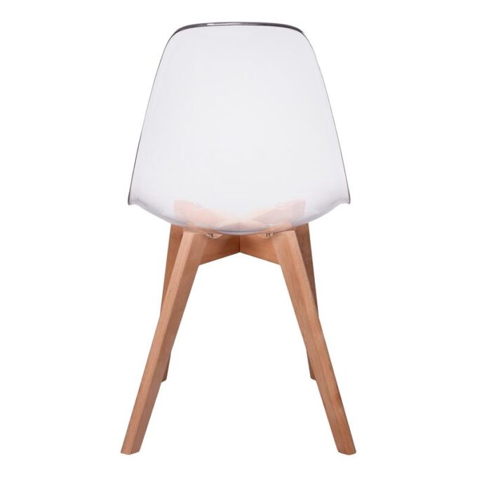 Chaise scandinave transparente