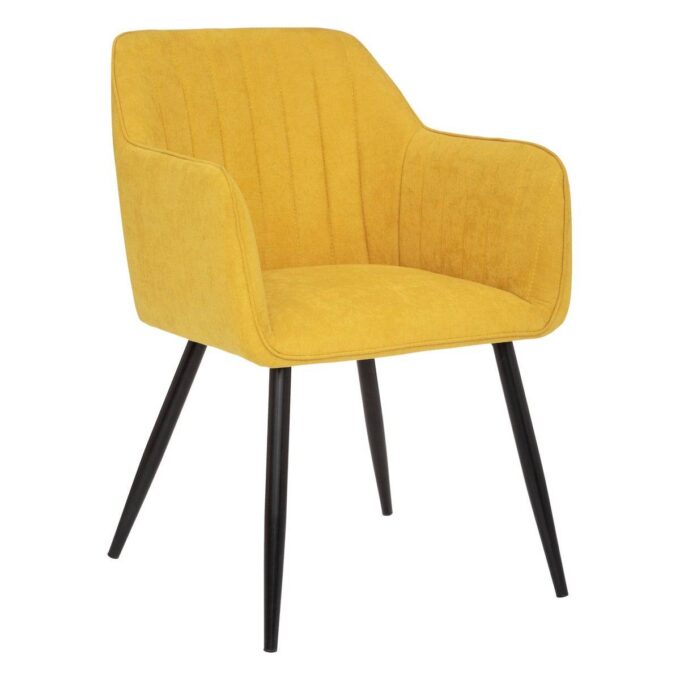 Fauteuil diner visoca occre