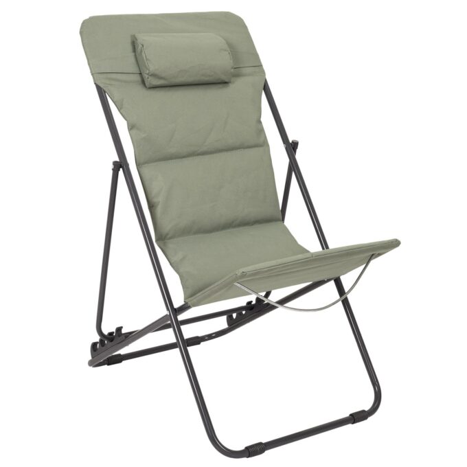Transat pliable corfou vert kaki