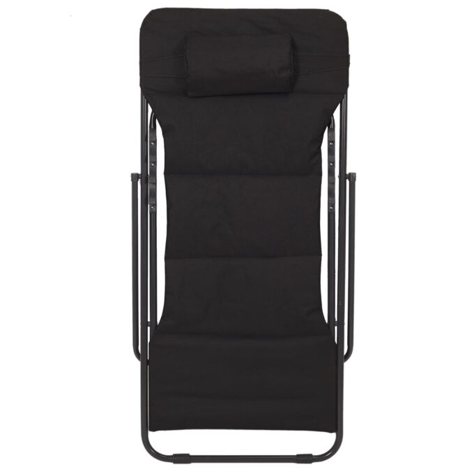 Transat pliant corfou noir