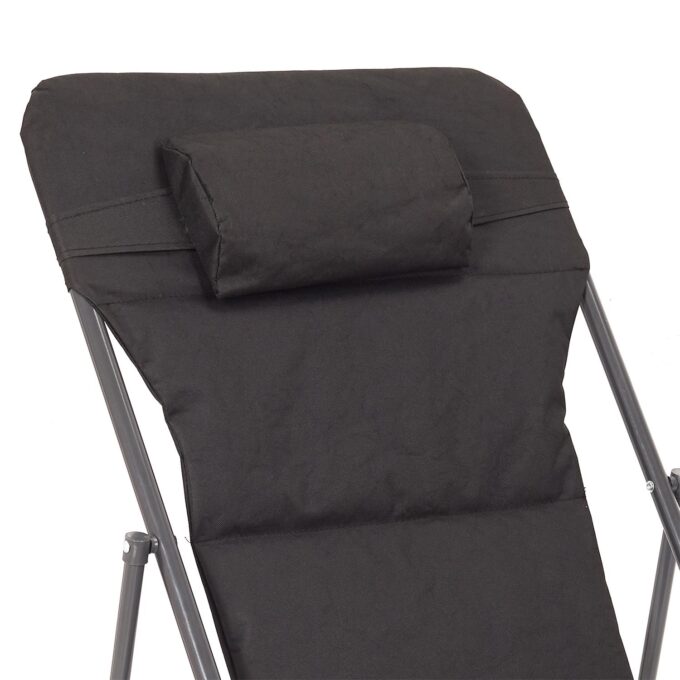Transat pliant corfou noir