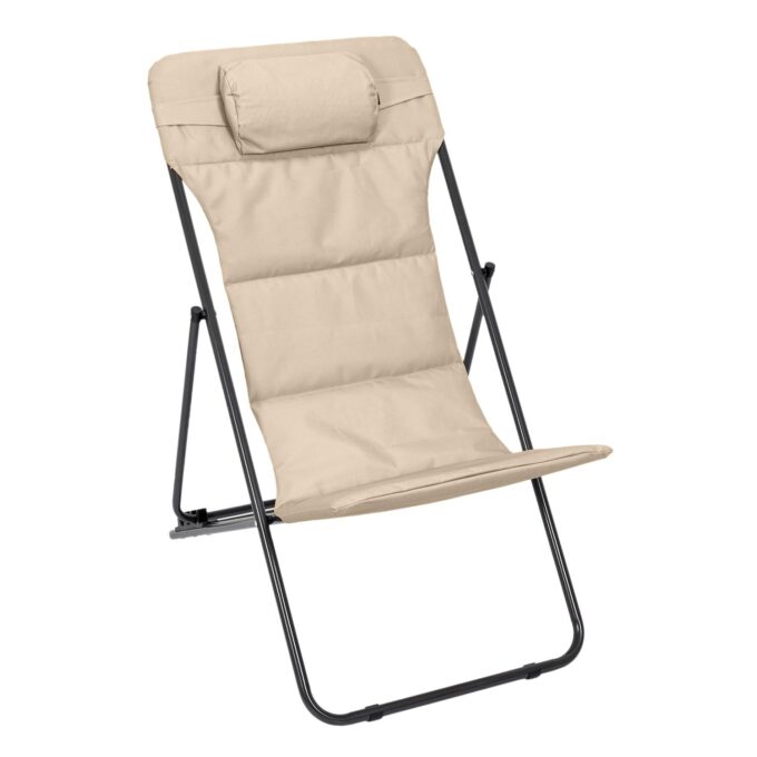 transat pliant corfou beige