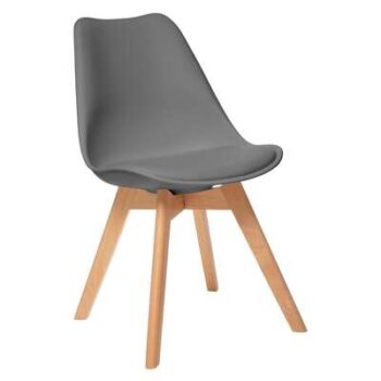 Chaise baya gris foncé