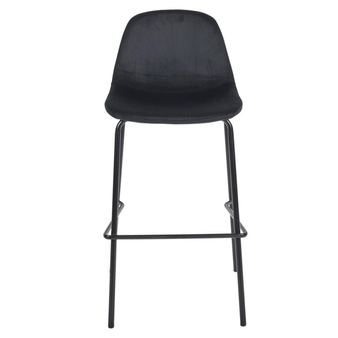 Lot 2 de chaises de bar Giulia noir