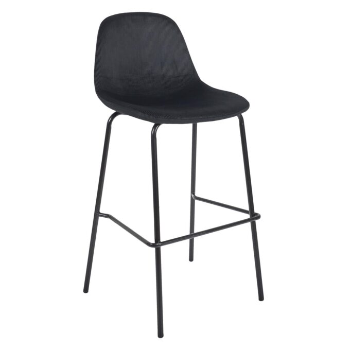 Lot 2 de chaises de bar Giulia noir