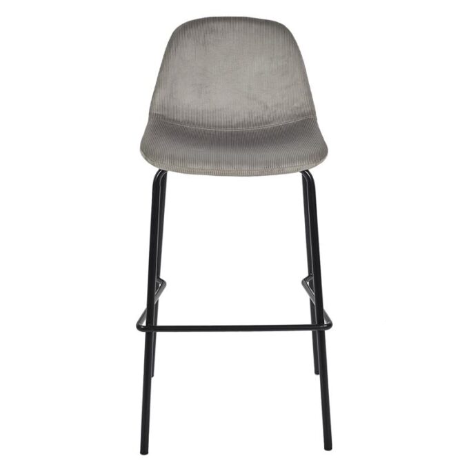 Lot de 2 chaises de bar Giulia gris