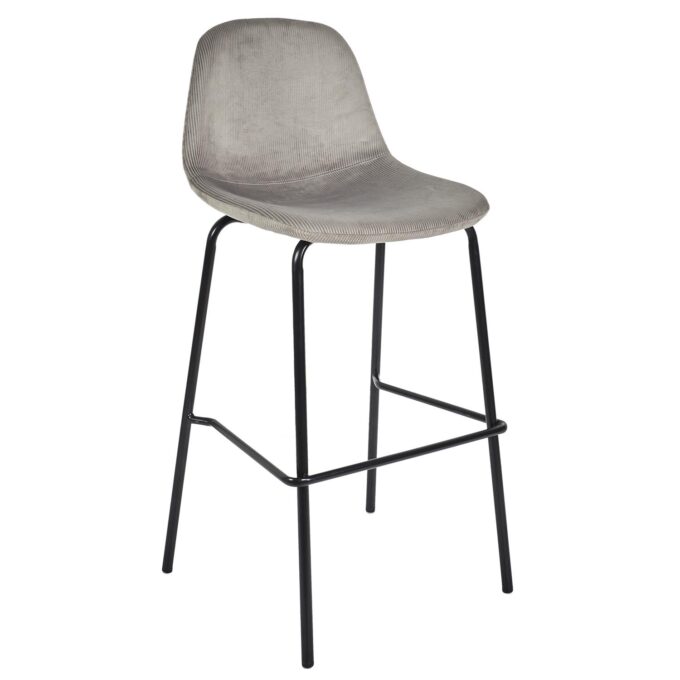 Lot de 2 chaises de bar Giulia gris