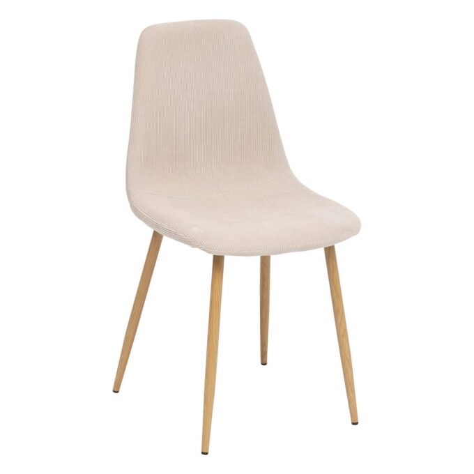 Chaise "Roka" Velours beige