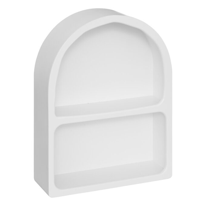 Etagère murale "Rivi" Blanc, 45x35 cm