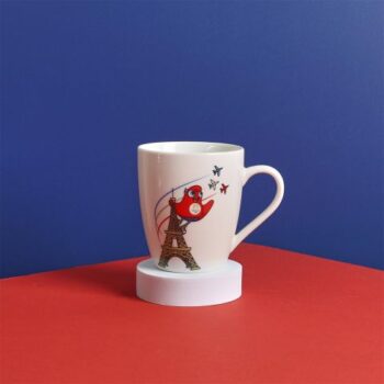 Tasse Céramique Fine "Tour Eiffel" 32cl Blanc