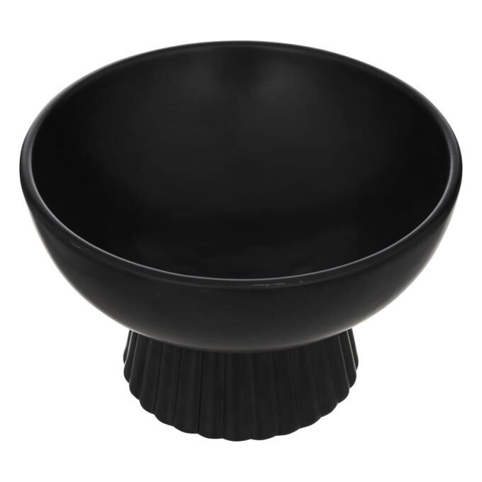 Coupelle "Chaya" Céramique, noir, D.22 cm