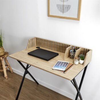 Bureau Design "Klaus" 90cm Marron