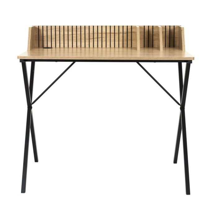 Bureau Design "Klaus" 90cm Marron