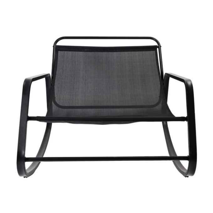 Fauteuil à Bascule Design "Miami" 130cm Gris