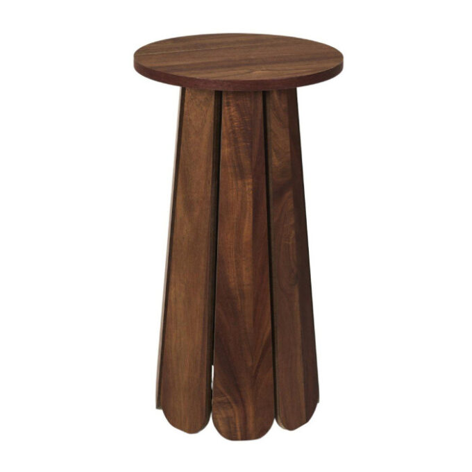 Table d'Appoint Design "Will" 55cm Marron