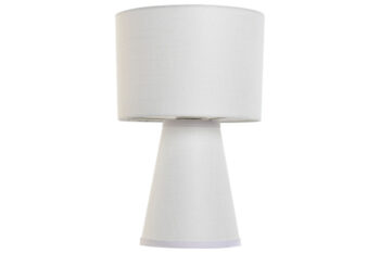 Lampe tissu "Eira" Blanc, H.41 cm