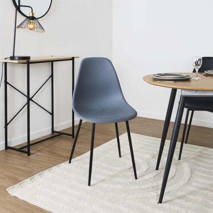 Lot de 4 chaises gustav gris