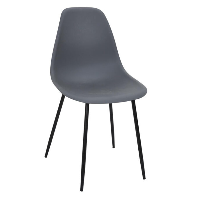 Lot de 4 chaises gustav gris