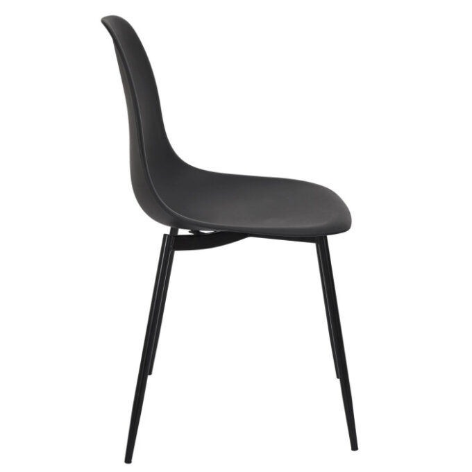 Lot de 4 chaises gustav noir