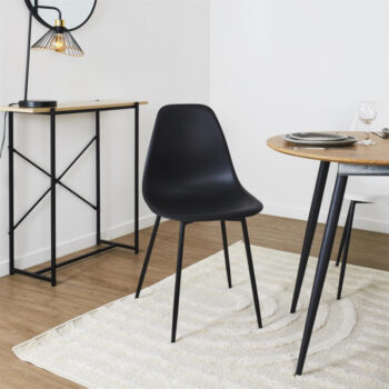 Lot de 4 chaises gustav noir