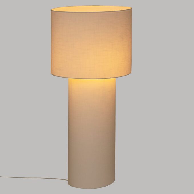 Lampadaire "Eira" Blanc, H.115 cm