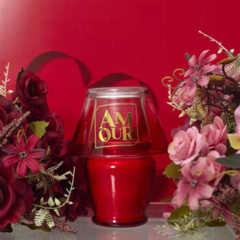 Bougie Parfumée Lampe "Amour" 100g Rêve Poudré