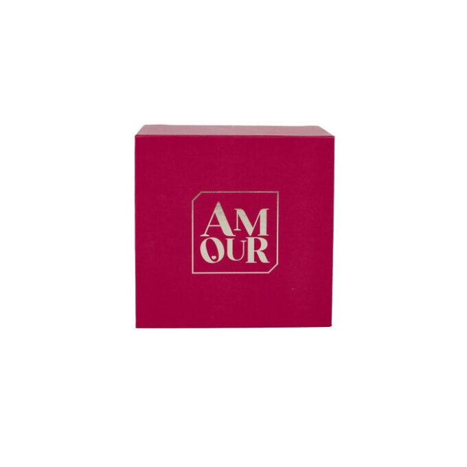 Coffret Bougie Parfumée "Amour" 270g Rêve Poudré