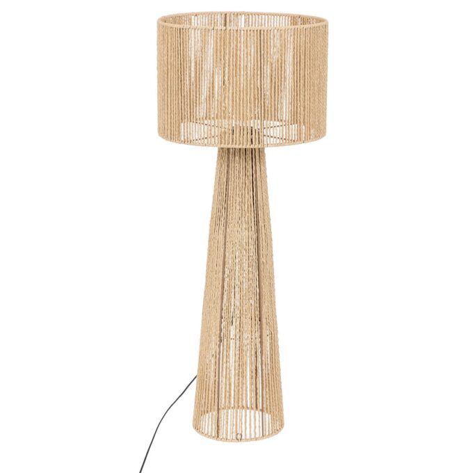 Lampadaire droit Aidra haut 97 cm naturel