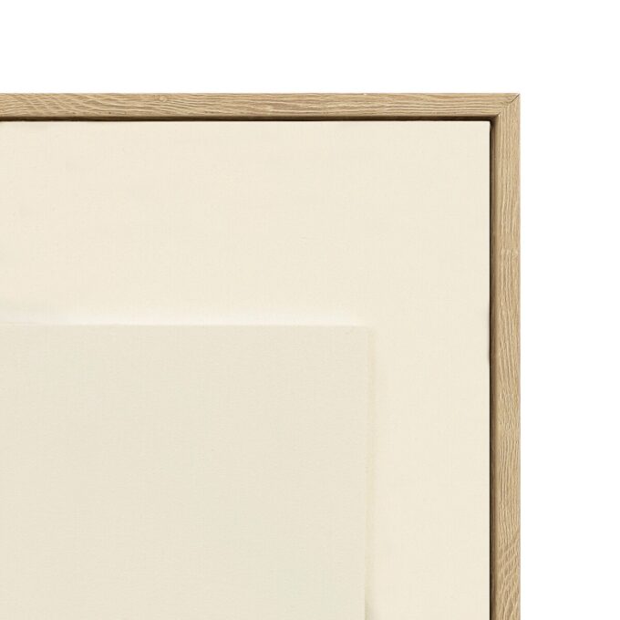 Déco murale 3D "Yelena" Blanc, 116x75 cm