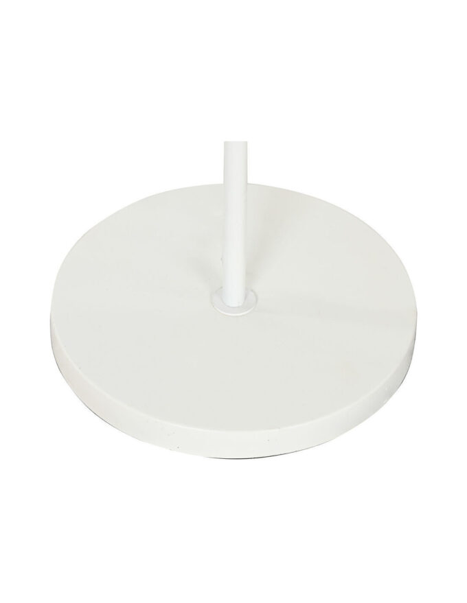 Lampadaire minimaliste Hauteur 155 cm en Lin Blanc Métal Doré Arion