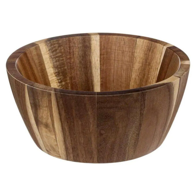 Saladier en Bois d'Acacia "Alicante" 16cm Naturel