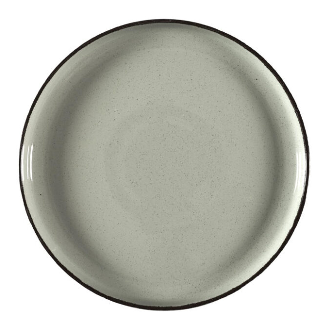 Service de Table 12 Pièces "Grès du Temps" 27cm Vert