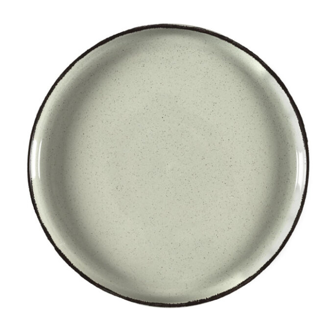 Service de Table 12 Pièces "Grès du Temps" 27cm Vert