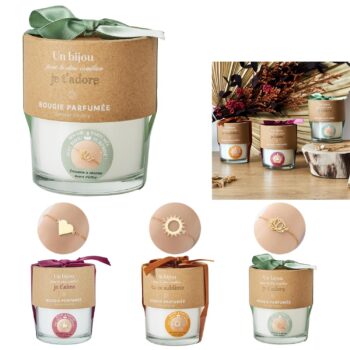 Bougie parfumée bijoux craft