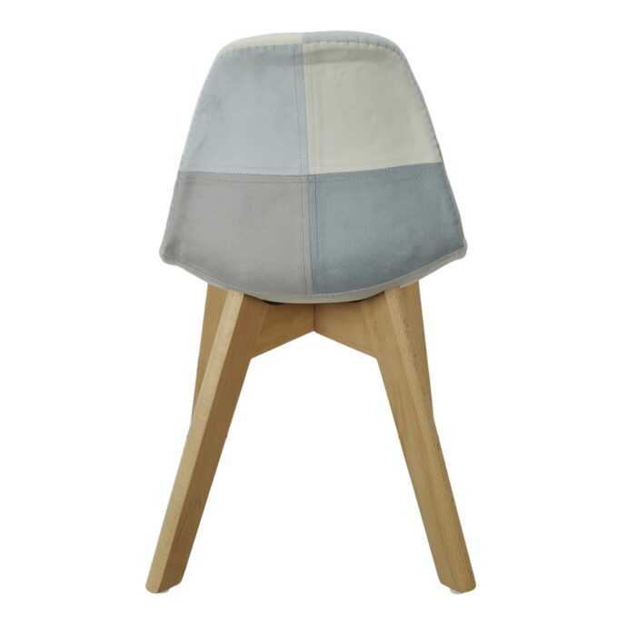 Chaise patchwork Leonie bleu pour enfant Bleu