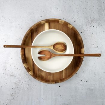 Couverts de Service "Acacia" 36cm Marron