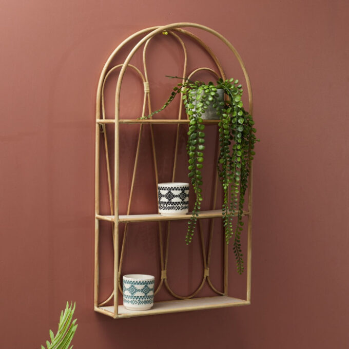 Étagère Murale Arche "Java" 73cm Naturel