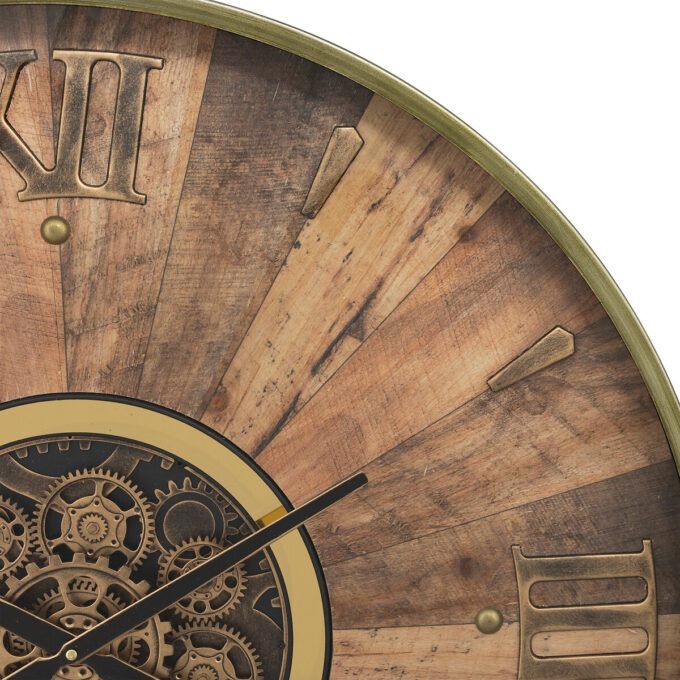 Horloge "Keane" Marron, D. 80 cm