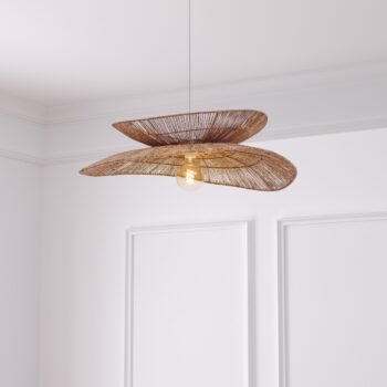 Suspension "Alara" Jute, Beige, D. 69,5 cm
