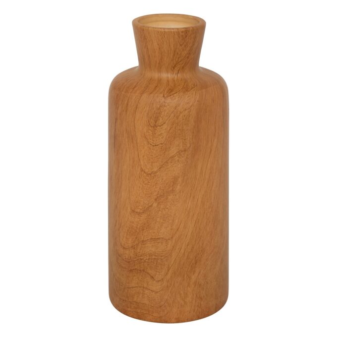 Vase "Sao" Céramique, Marron, H.30 cm